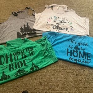 Disney tank tops set of 4 xxl/2x